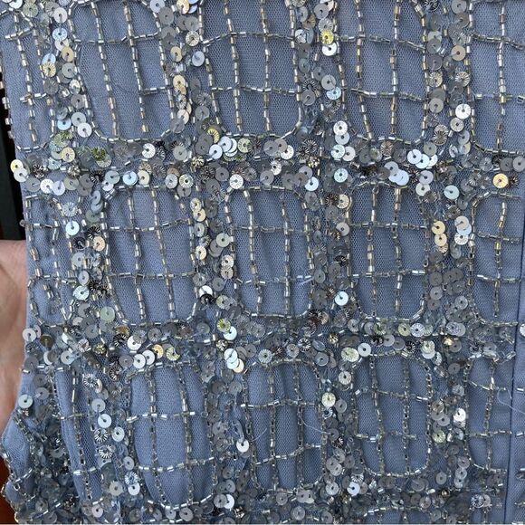 Mac Duggal Beaded Sleeveless Tea Length Sheath Dress size 12 NWT - Picture 11 of 11